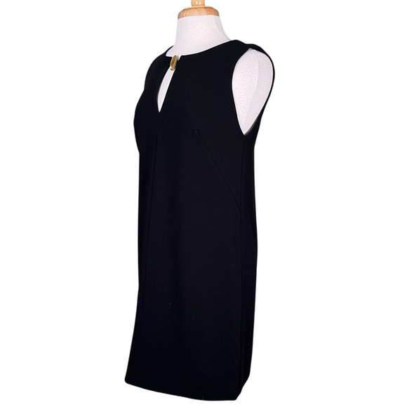 Donna Karan Keyhole Sheath Dress Womens 6 Black New With Tags - Picture 2 of 14